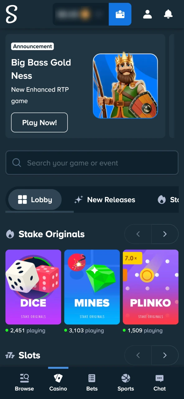 Stake casino app offers fast, secure, and fair gameplay.