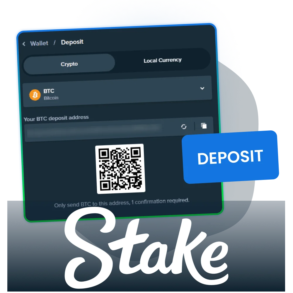 Deposit quickly at Stake and enjoy instant gaming.