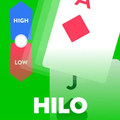 Play Hilo at Stake Casino and guess if the next card is higher or lower.