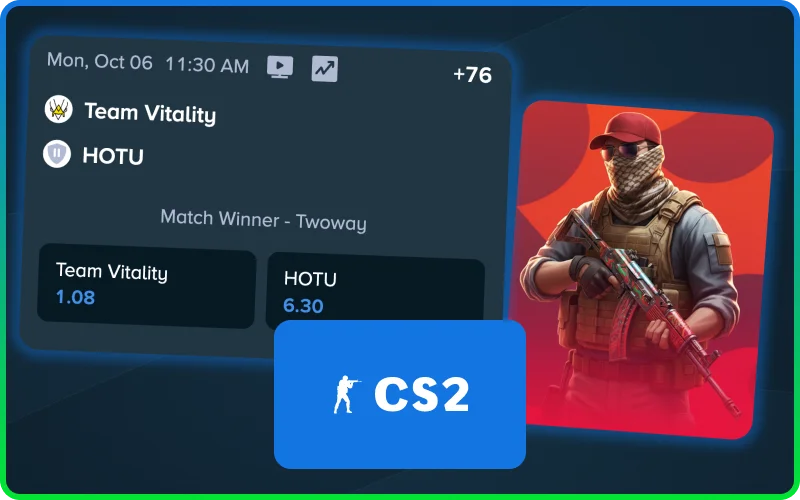Wager on every clutch and round in CS2 using Stake.