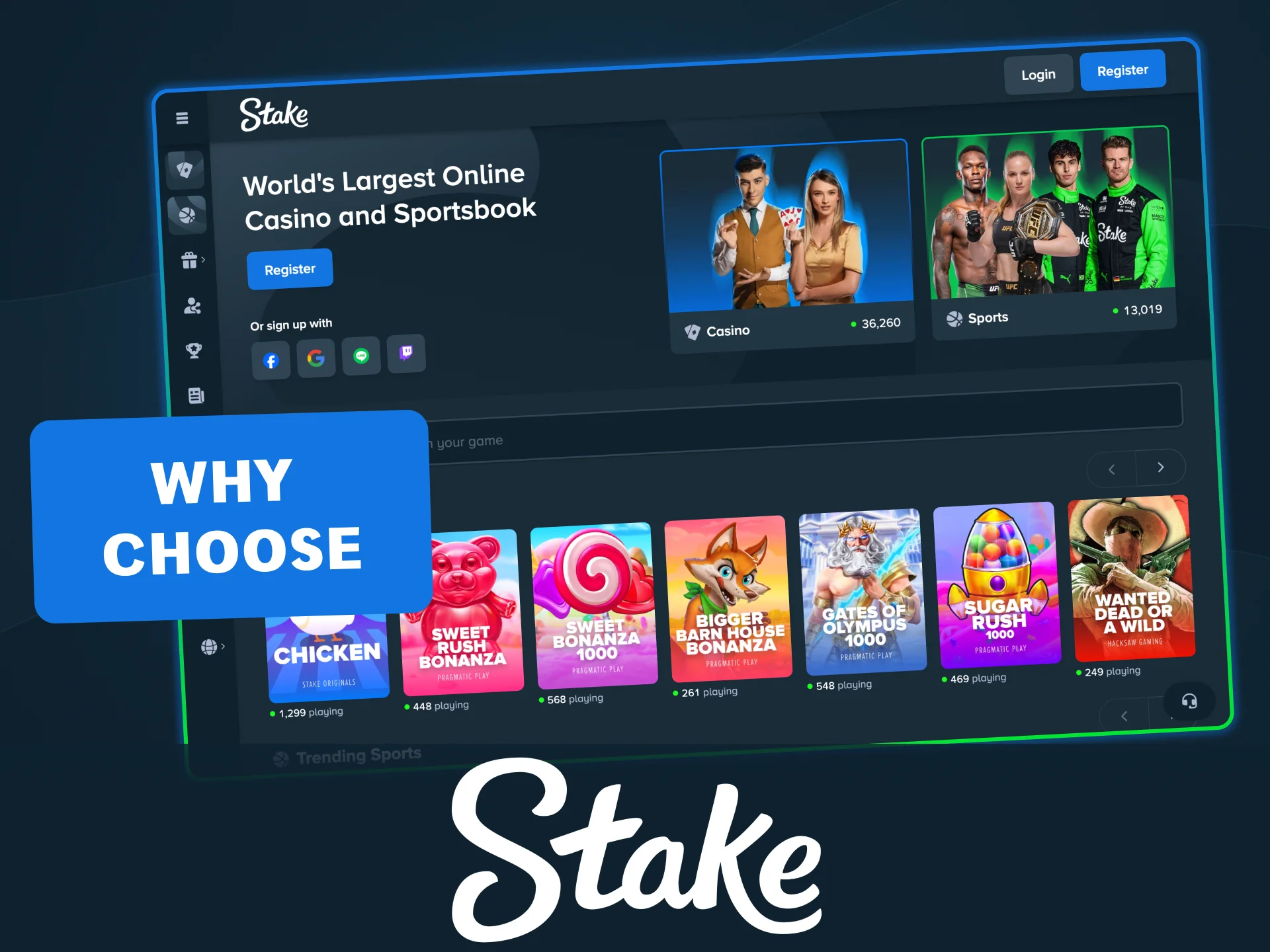 Bet on Stake Canada for deep markets, live betting, and fast payouts.