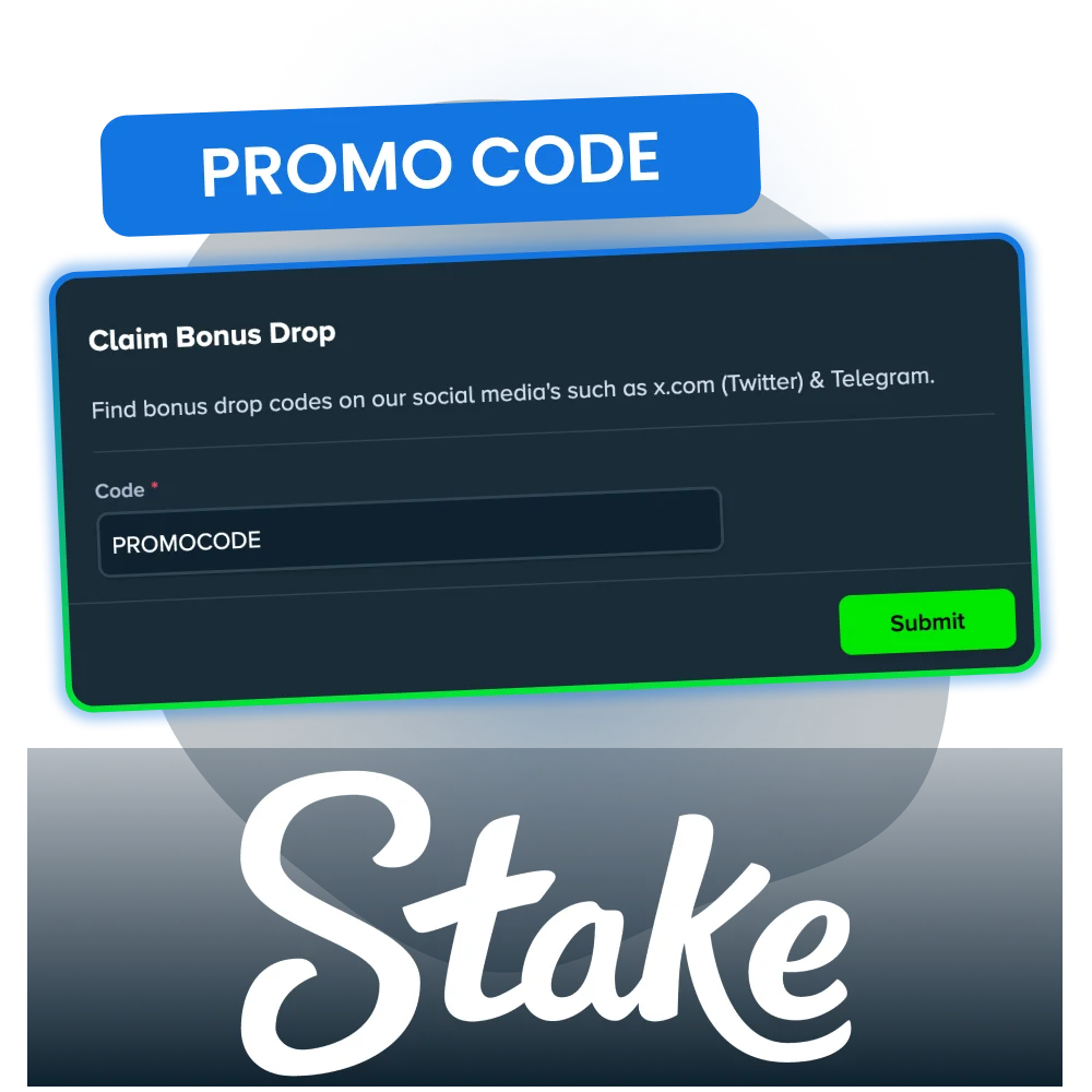 Boost your welcome bonus with the Stake promo code.