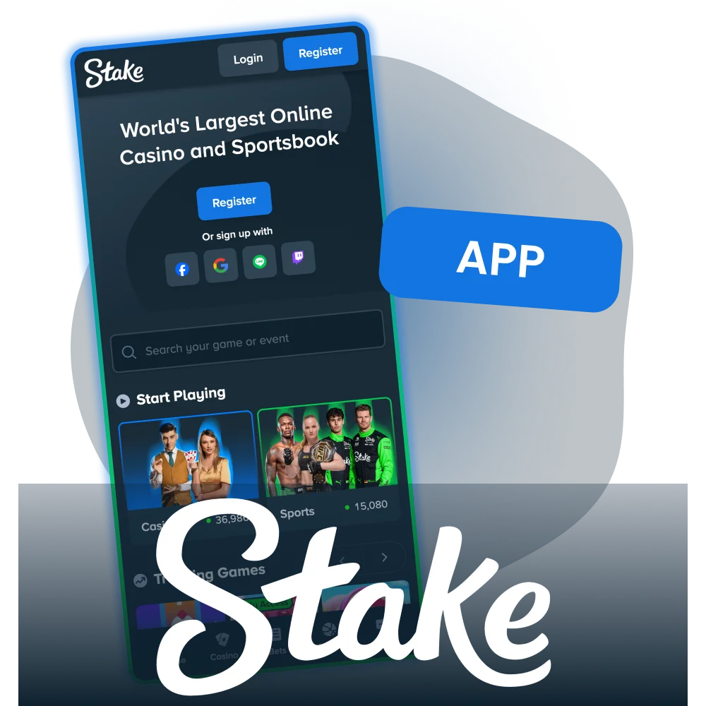Download the Stake app for Android and iOS now.