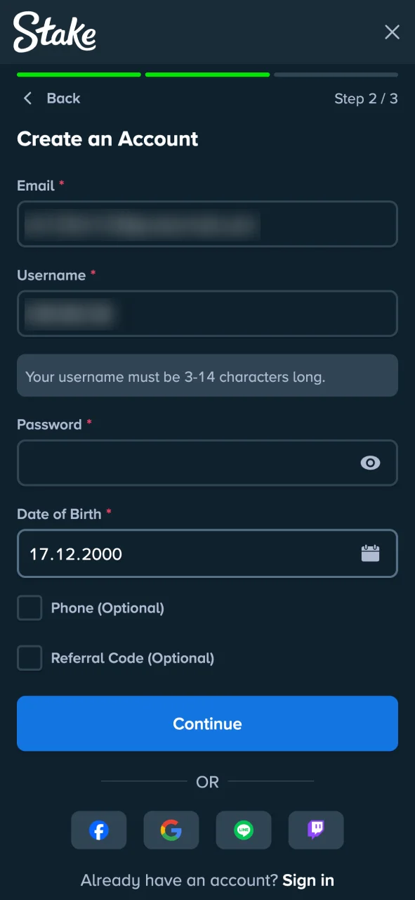 Register your account at Stake Casino and start betting on esports today.