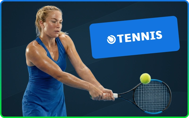 Follow the excitement of professional tennis and place your bets on top-tier global tournaments at Stake.