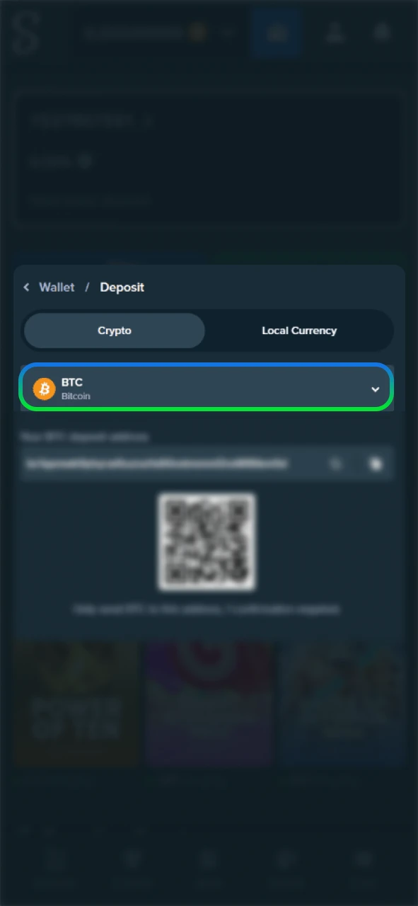 Fund your Chicken game wallet on the Stake official platform.