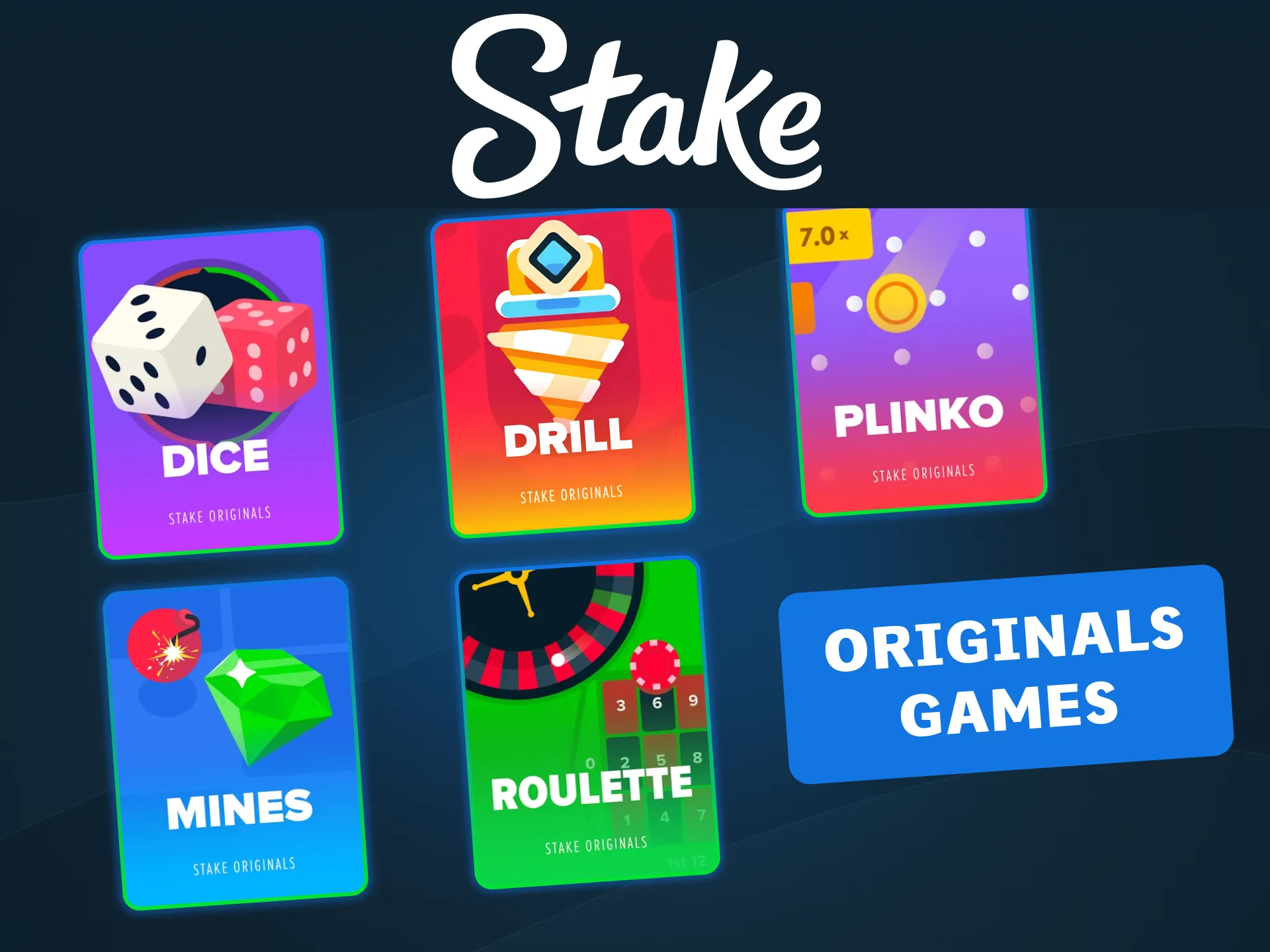 Discover exclusive original casino games on the Stake official site.