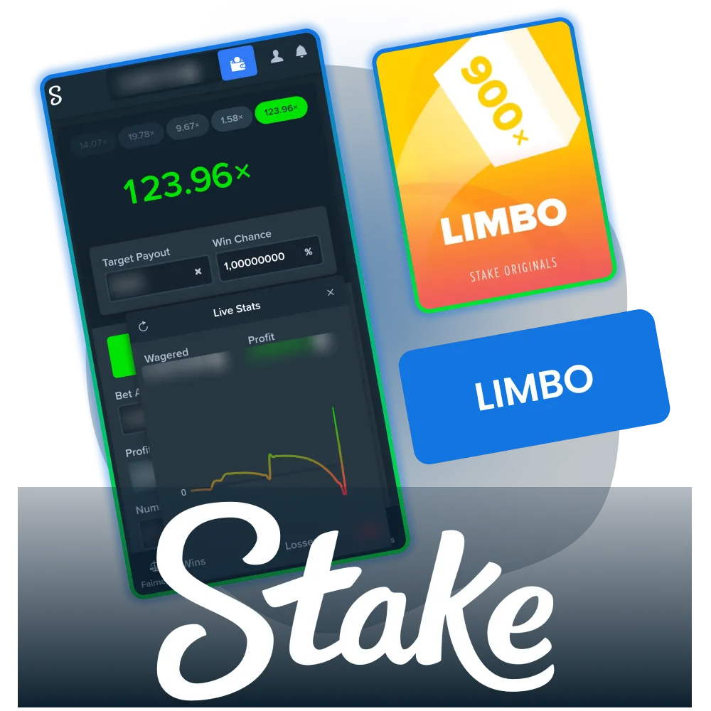 Play the Limbo crash game on the Stake official site