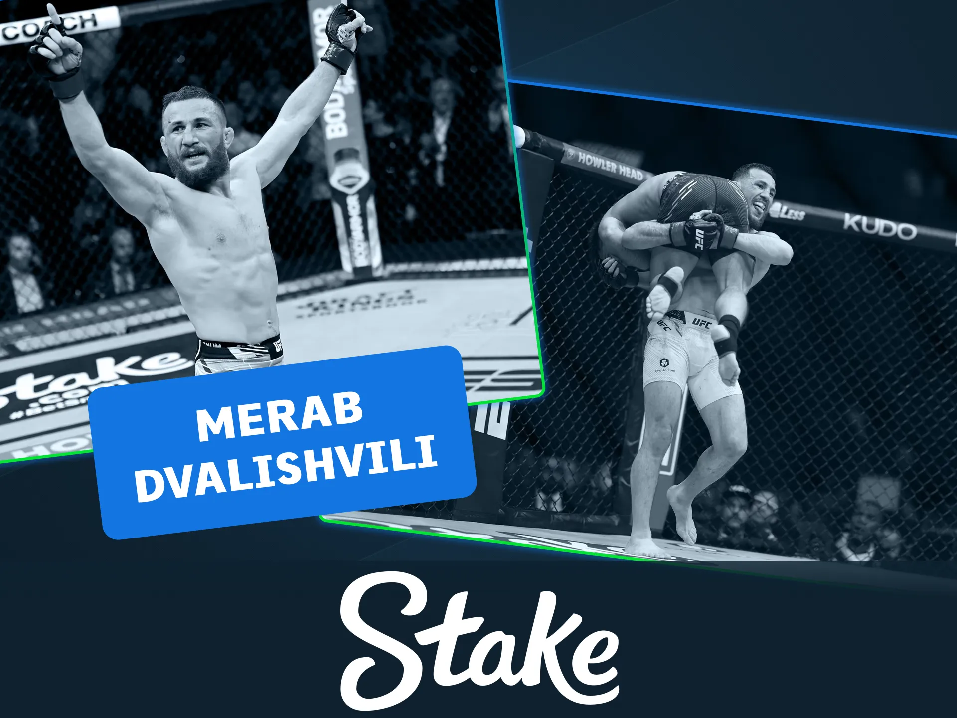 Support the top fighter on the Stake official betting site.