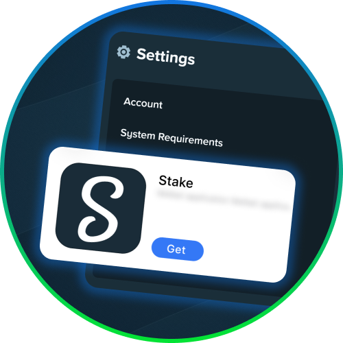 Run the Stake app effortlessly on any device thanks to its low system requirements.