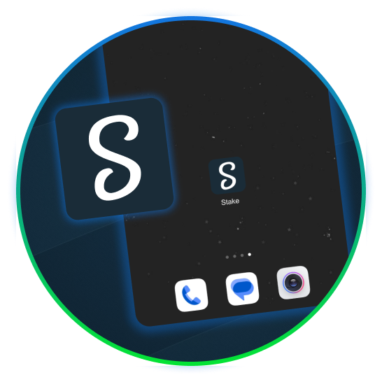 Take your betting experience anywhere and play on the go with the Stake portable app.