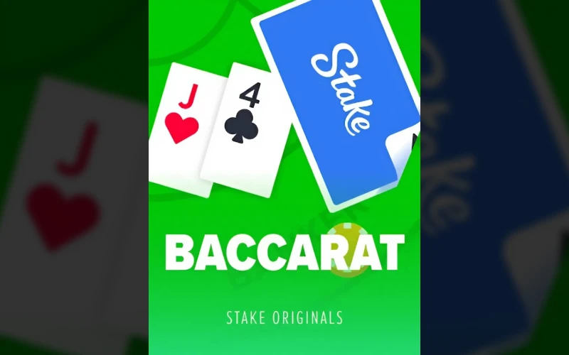 Play Baccarat at Stake Casino and bet on player, banker, or draw.