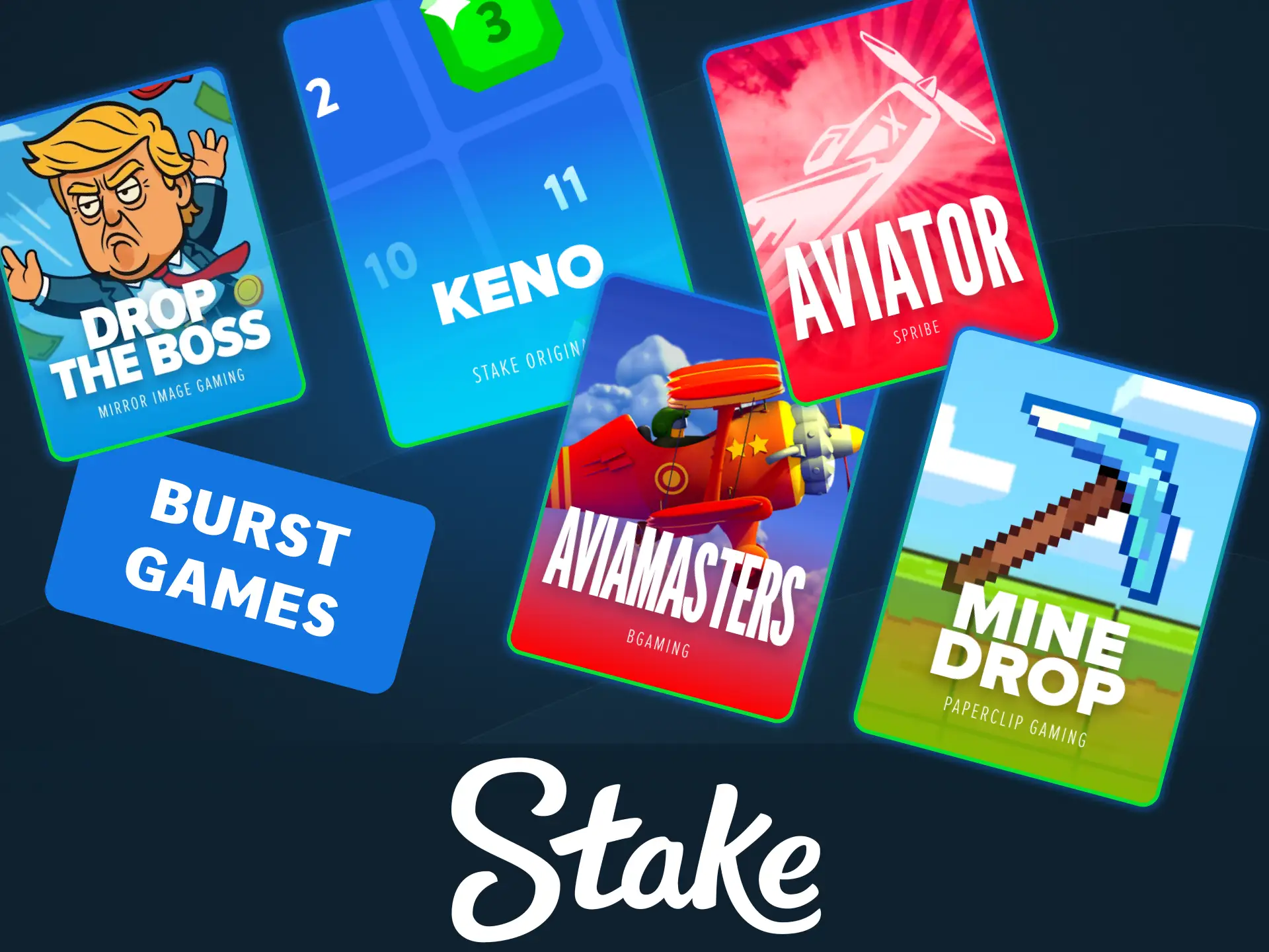 Try fast paced instant crash games via official Stake site.